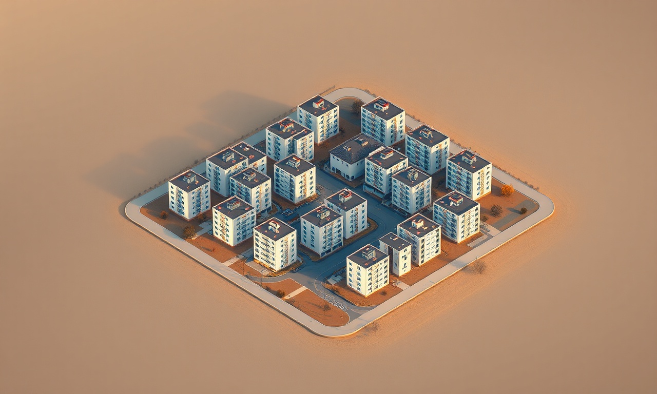 Sarıoğlan, Kayseri'de apartman blokları ve İç Anadolu manzarası — site yönetimi rehberi görseli