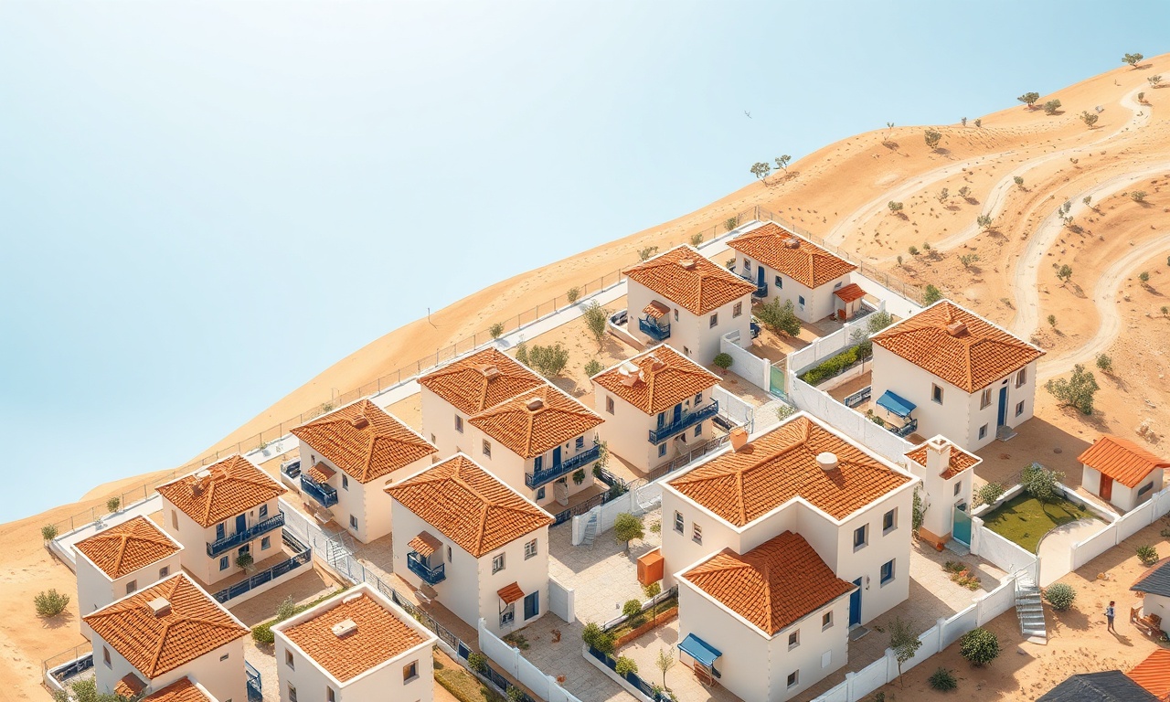 Elbeyli ilçesinde konut dokusu — Güneydoğu Anadolu'da apartman ve site silueti