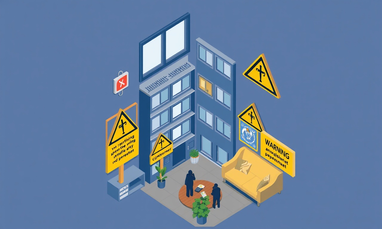 Yeni apartman yöneticisinin sık yapılan hataları izometrik illüstrasyon