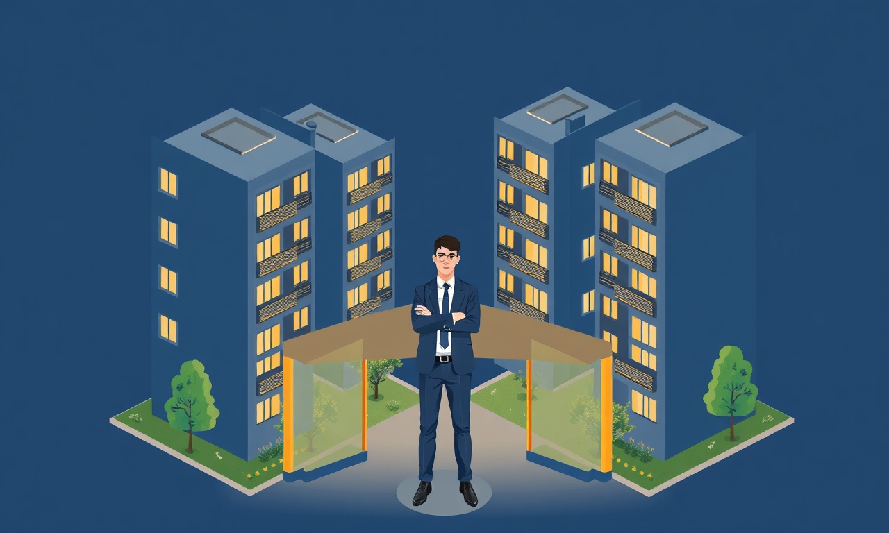 Pehlivankoy'de yeni site yöneticisinin devraldığı apartman kompleksi izometrik illüstrasyon