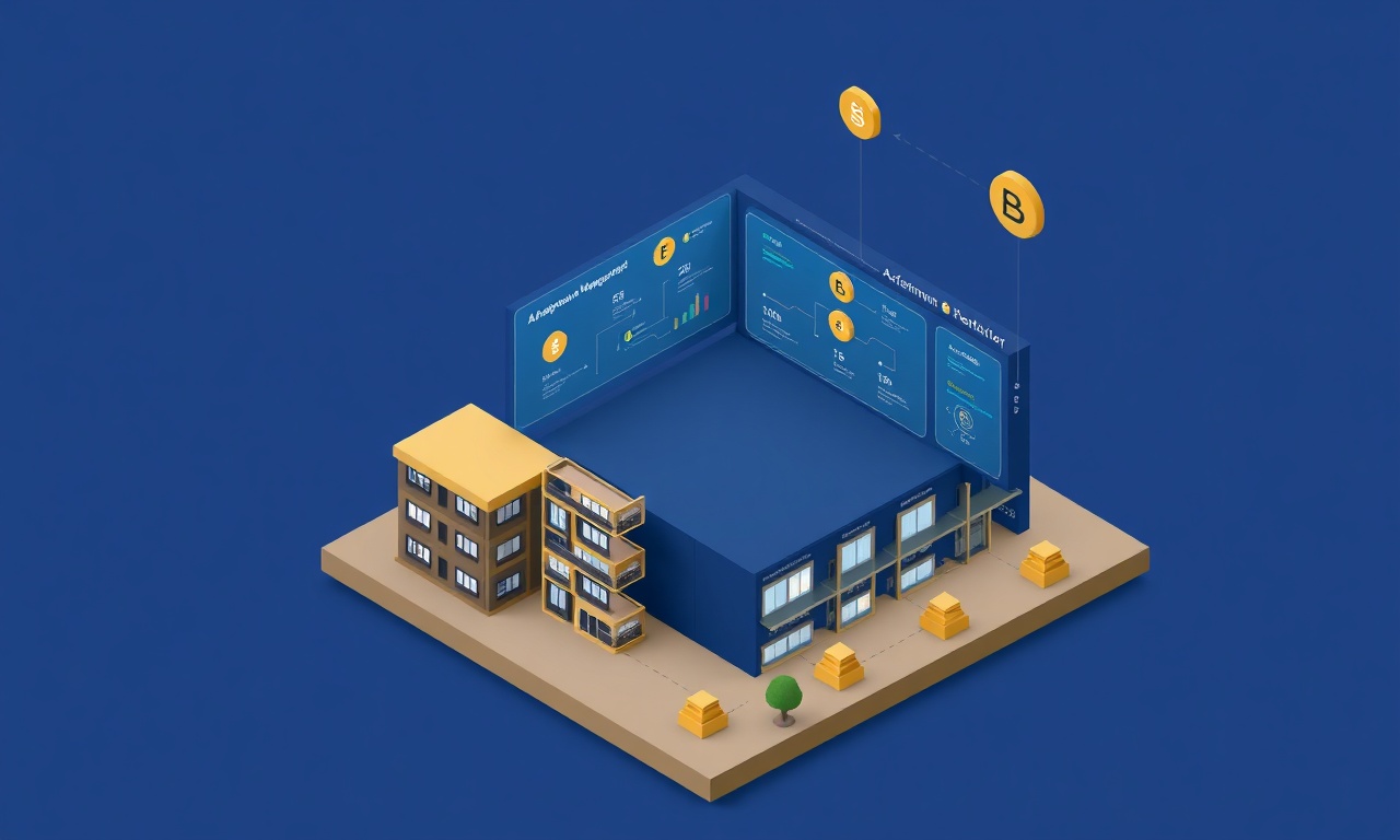 Çayırova site yönetimi için yapay zeka destekli platform — izometrik illüstrasyon