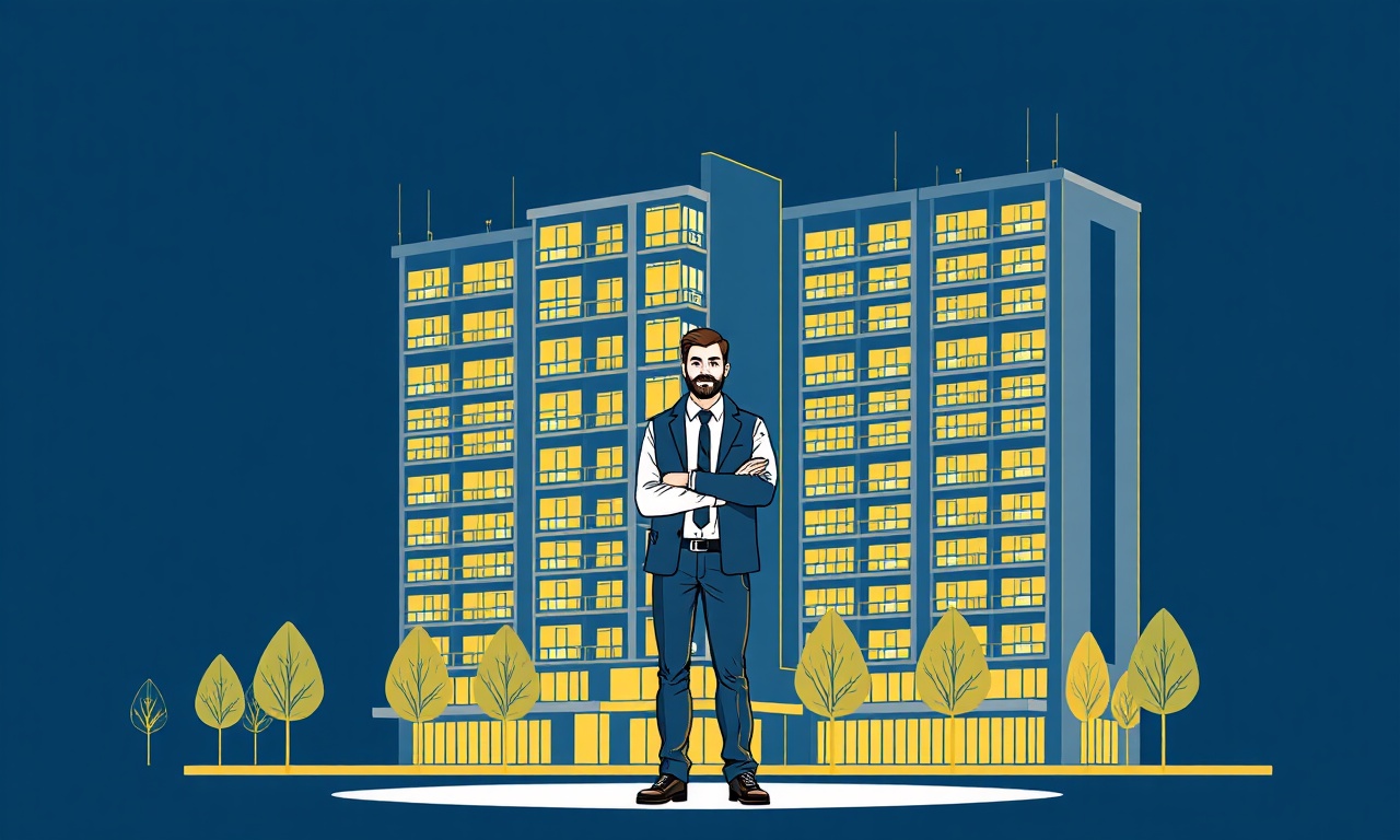 Kandira'da apartman yöneticisi sorumluluklarını gösteren illüstrasyon
