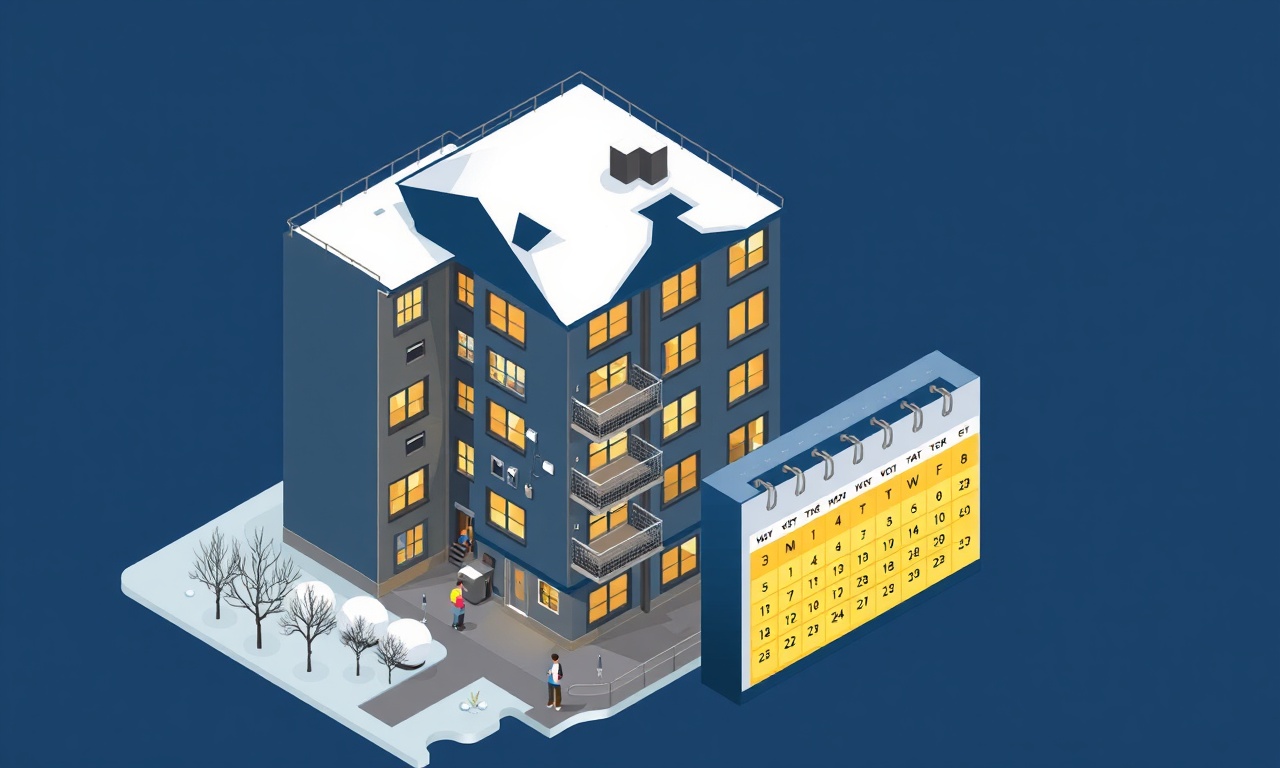 Huyuk'te karasal iklim koşulları apartman ısıtma ve kış bakım planlaması