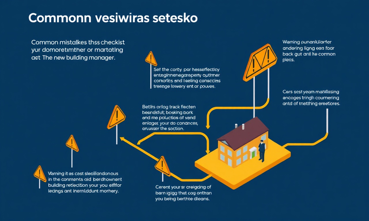 Yeni site yöneticilerinin sık yaptığı hatalar — illüstrasyon