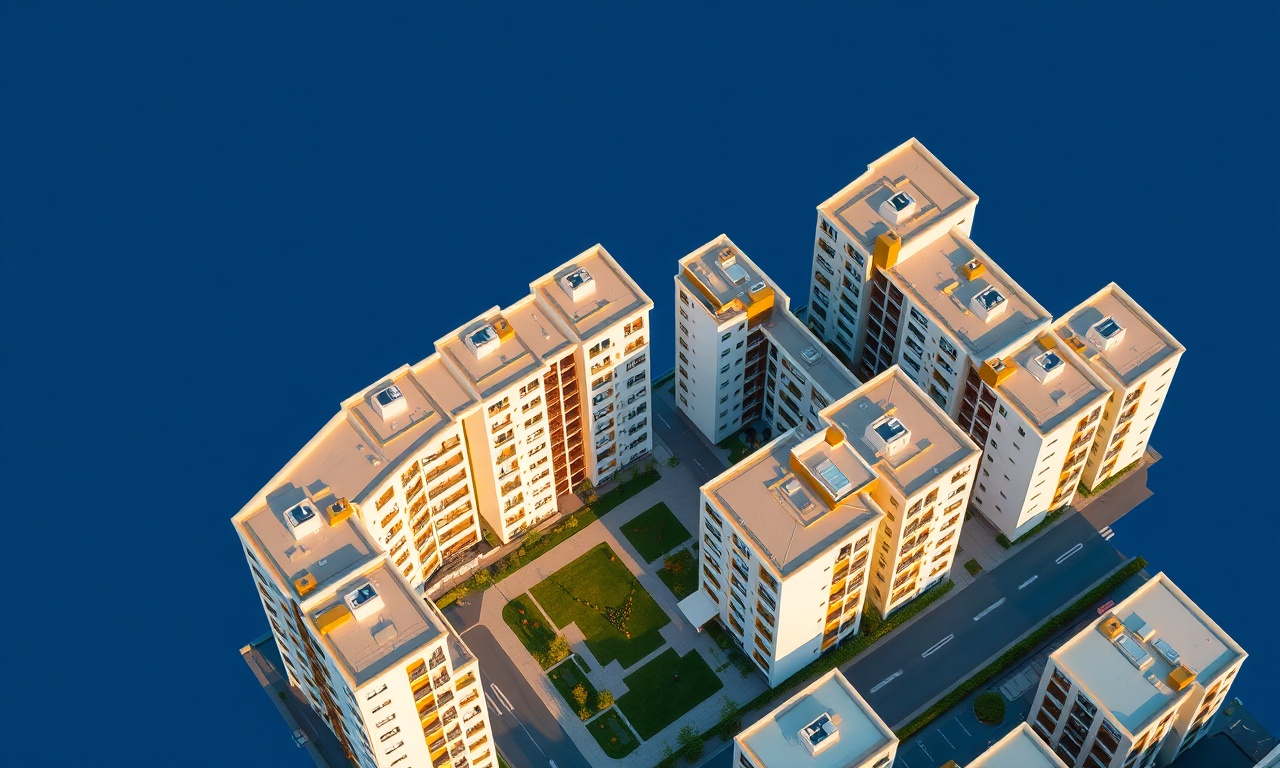 Selcuklu ilçesi konut silueti, İç Anadolu karasal mimari, lacivert ve altın tonları