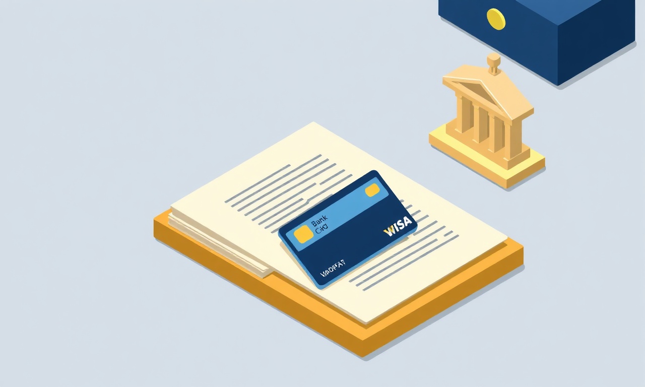 Site yönetimi için gerekli resmi evrak ve banka hesabı işlemlerini gösteren izometrik illüstrasyon
