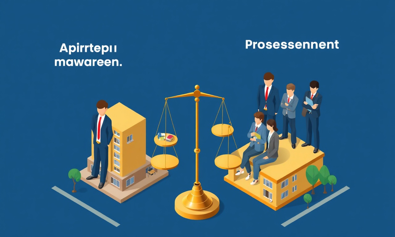 Hisarcik'de bireysel yönetici ile profesyonel yönetim şirketi arasındaki karar dengesini gösteren izometrik çizim