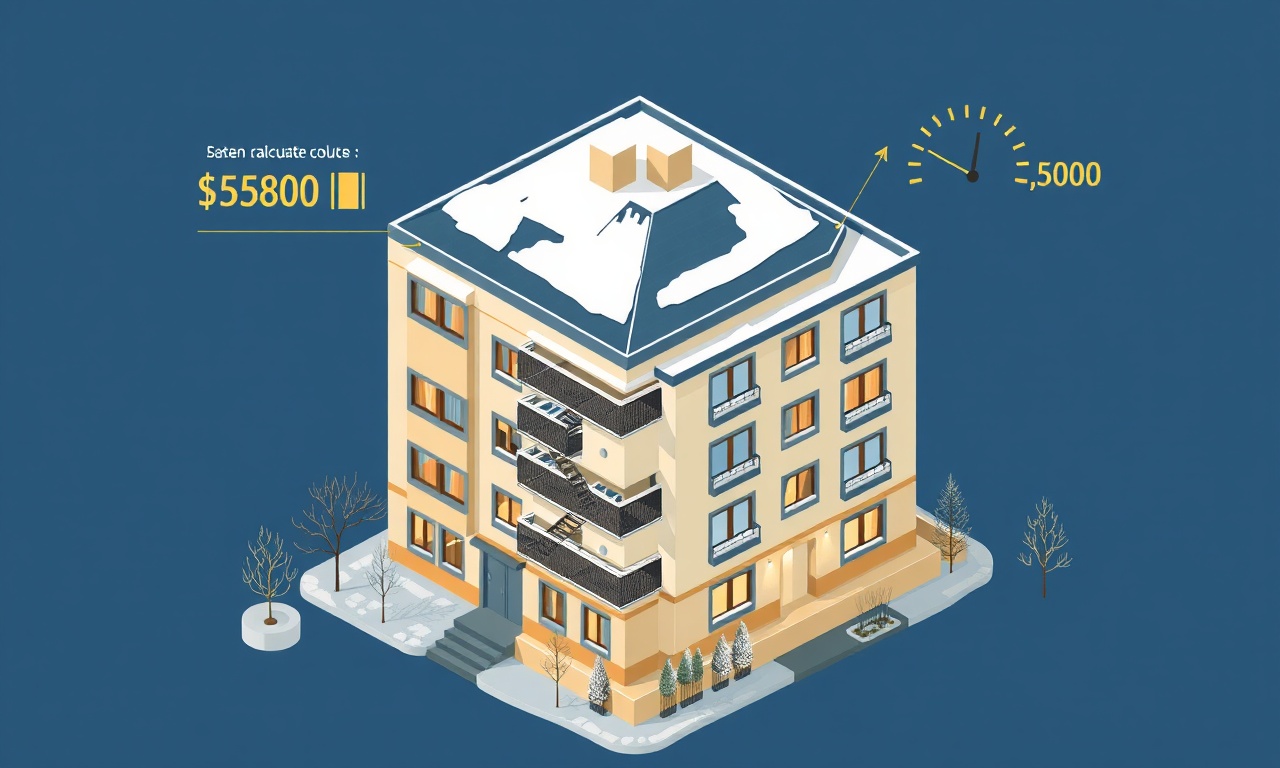 Malatya Arapgir apartmanında aidat hesaplama ve ısıtma maliyeti izometrik görseli