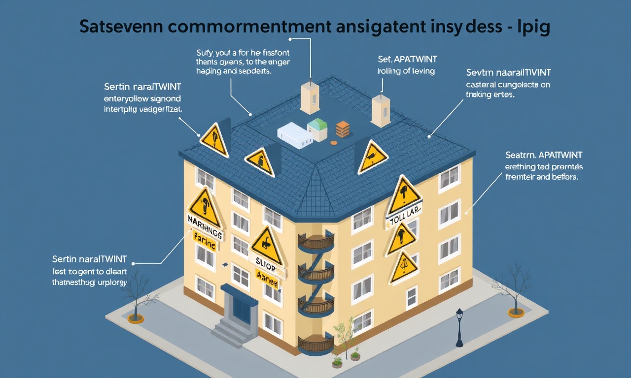 Yeni apartman yöneticilerinin sık yaptığı 7 hata izometrik görseli