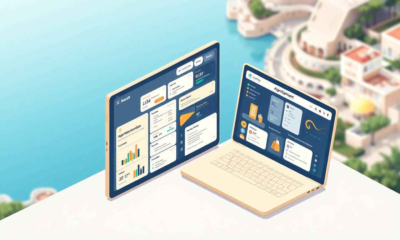 SiteYönetim yapay zeka destekli site yönetim paneli dashboard illüstrasyonu