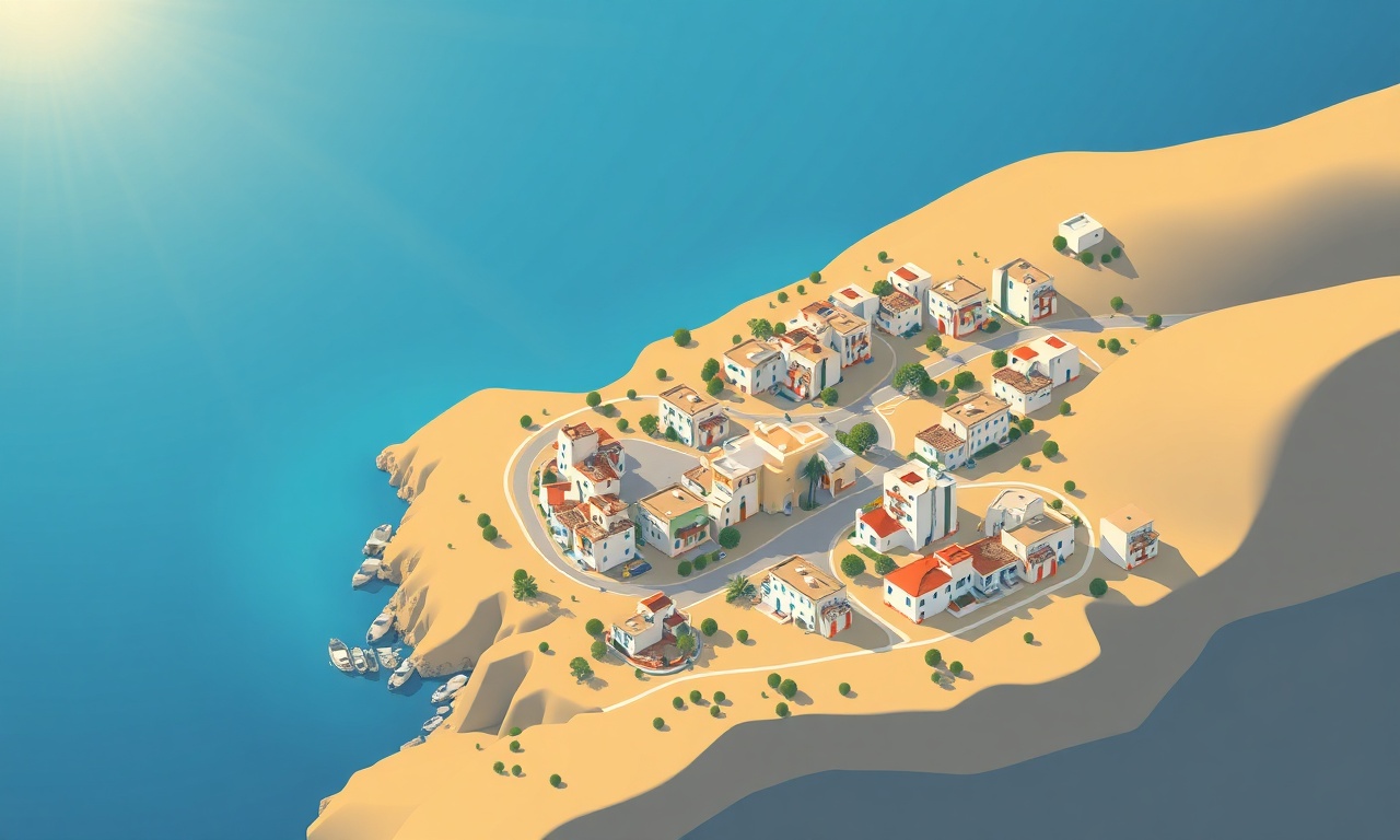 Köyceğiz, Muğla — sahil ilçesinde apartman ve site yönetimi illüstrasyonu