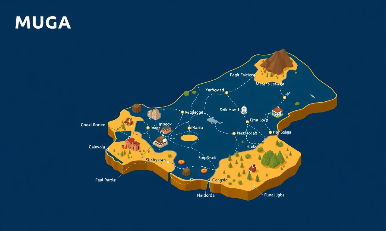 Muğla ilçeleri site yönetimi Ula Bodrum Marmaris Fethiye bölge haritası görseli