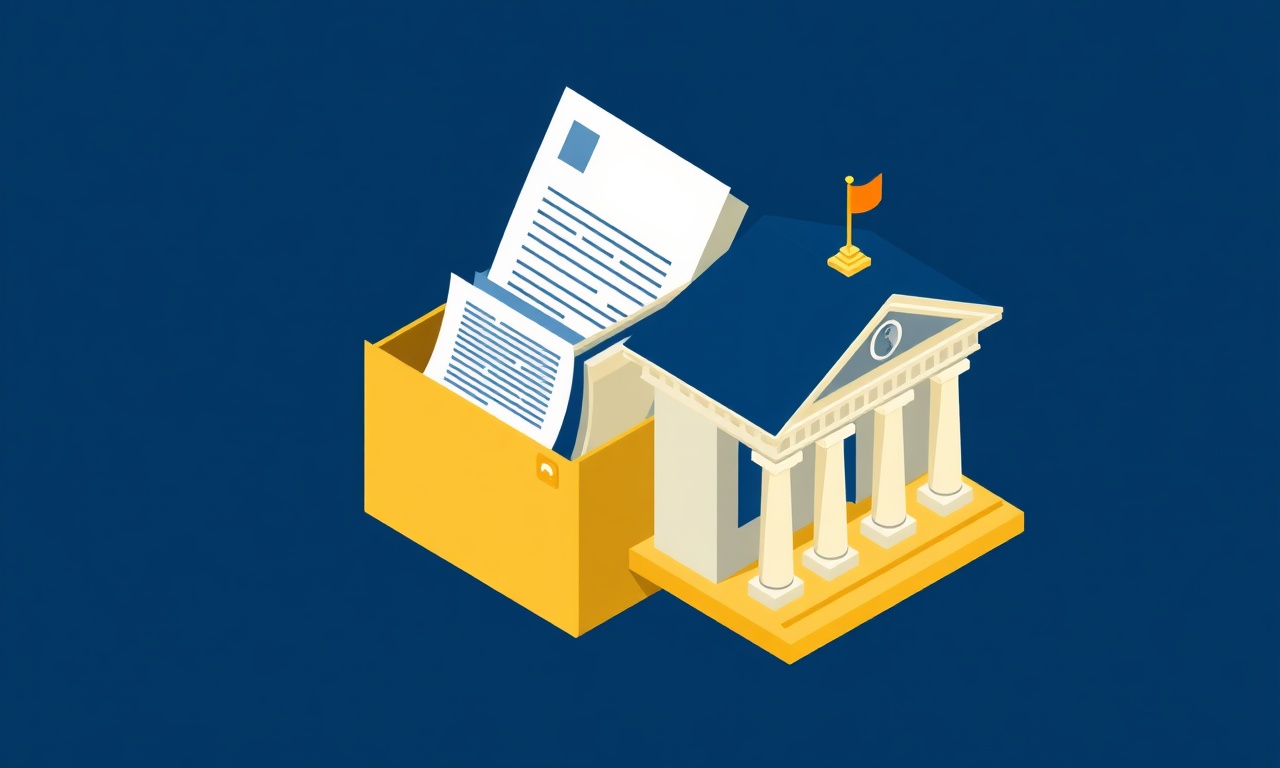 Site yönetimi resmi kayıt ve banka hesabı açma süreci, izometrik illüstrasyon