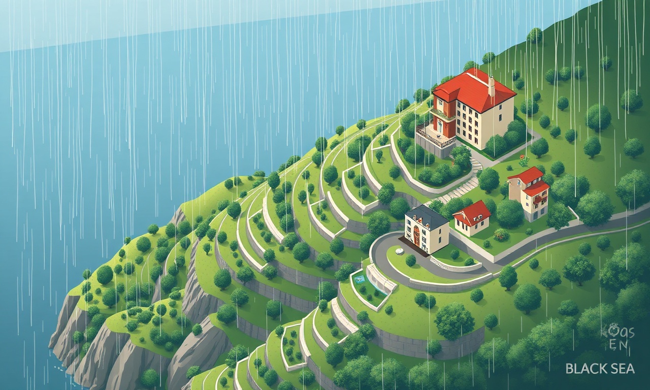 Karadeniz nemli ikliminde Ulubey apartman bakım ve yönetim planlaması temsili çizimi