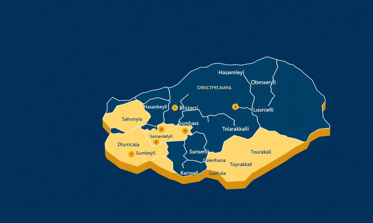Osmaniye ilçeleri haritası Hasanbeyli Bahce Duzici Kadirli Sumbas Toprakkale site yönetimi bölgesi