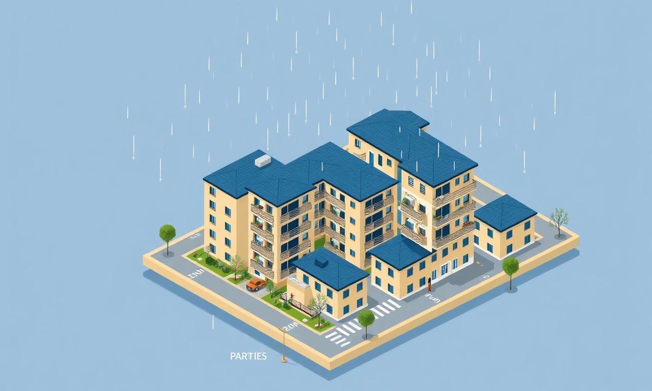 Findikli apartman yönetiminde aidat hesaplama ve bütçe planlama sahnesi izometrik illüstrasyon