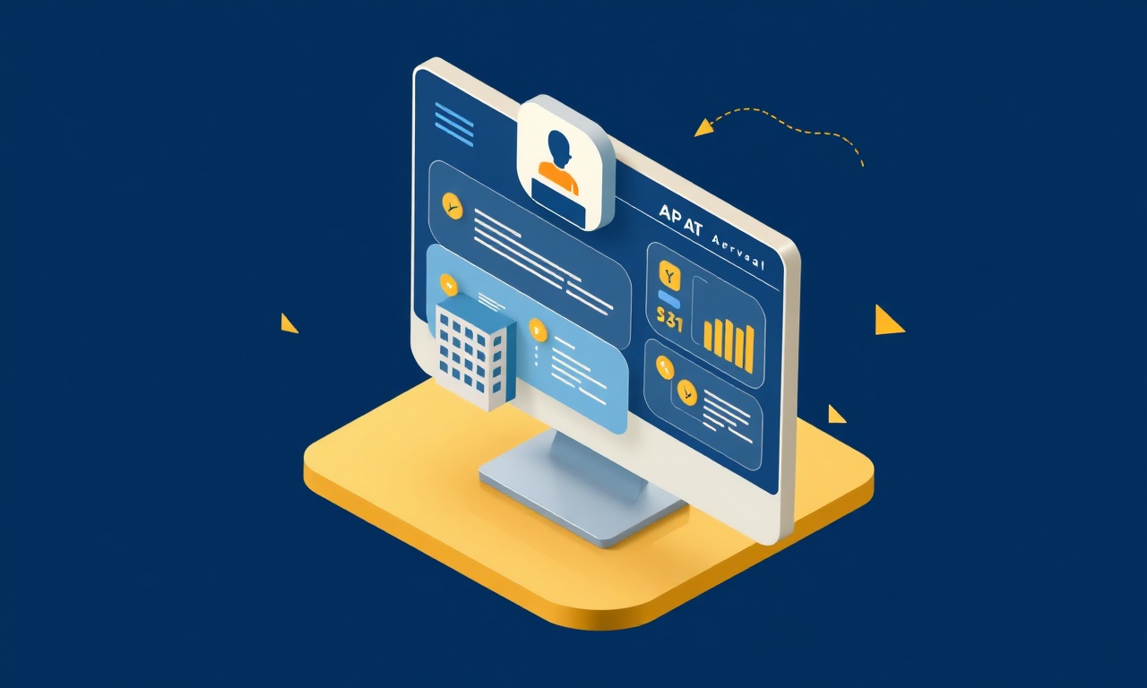 Yapay zeka destekli site yönetim platformu dashboard izometrik illüstrasyonu