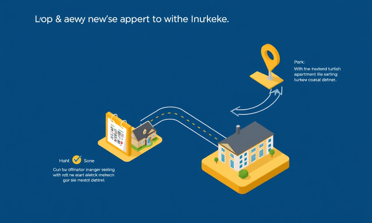 Karasu yeni site yöneticisi için dört haftalık izometrik yol haritası illüstrasyonu
