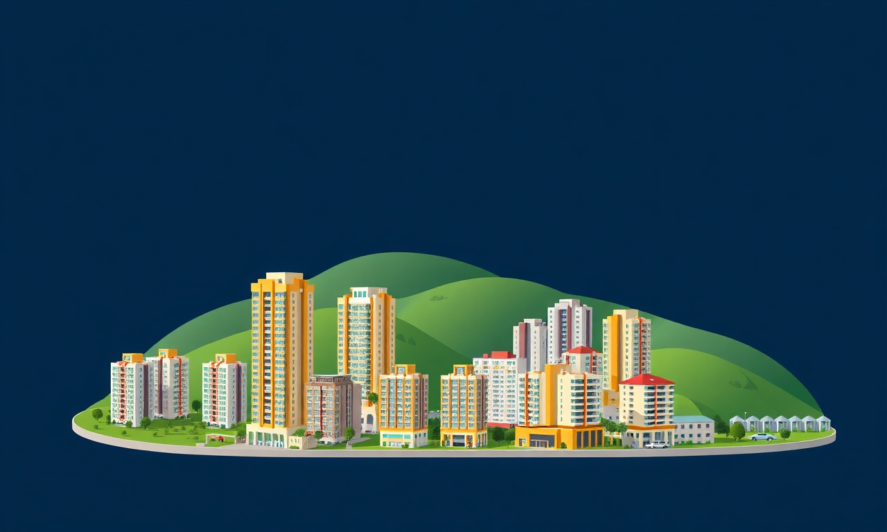 Samsun Karadeniz kıyısında modern konut silueti ve apartman binaları