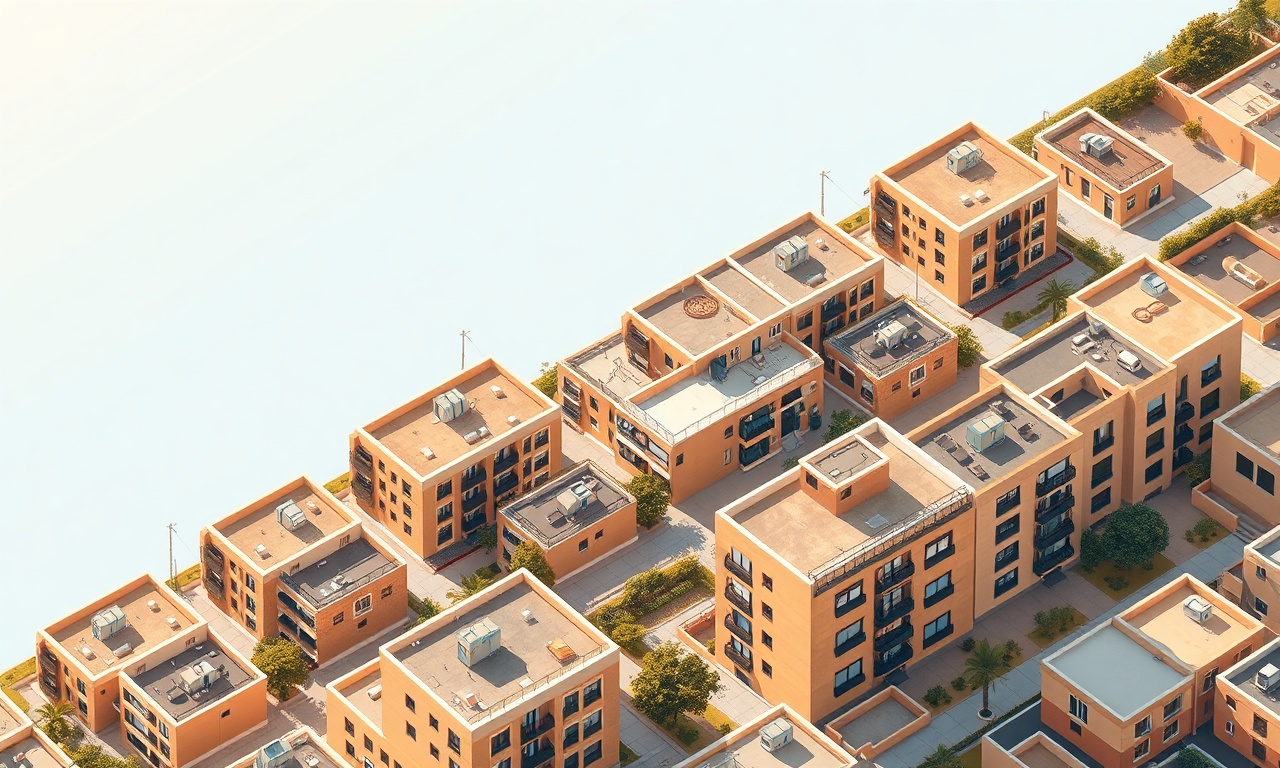 Güneydoğu Anadolu'da Siverek konut silueti — apartman blokları ve siteler