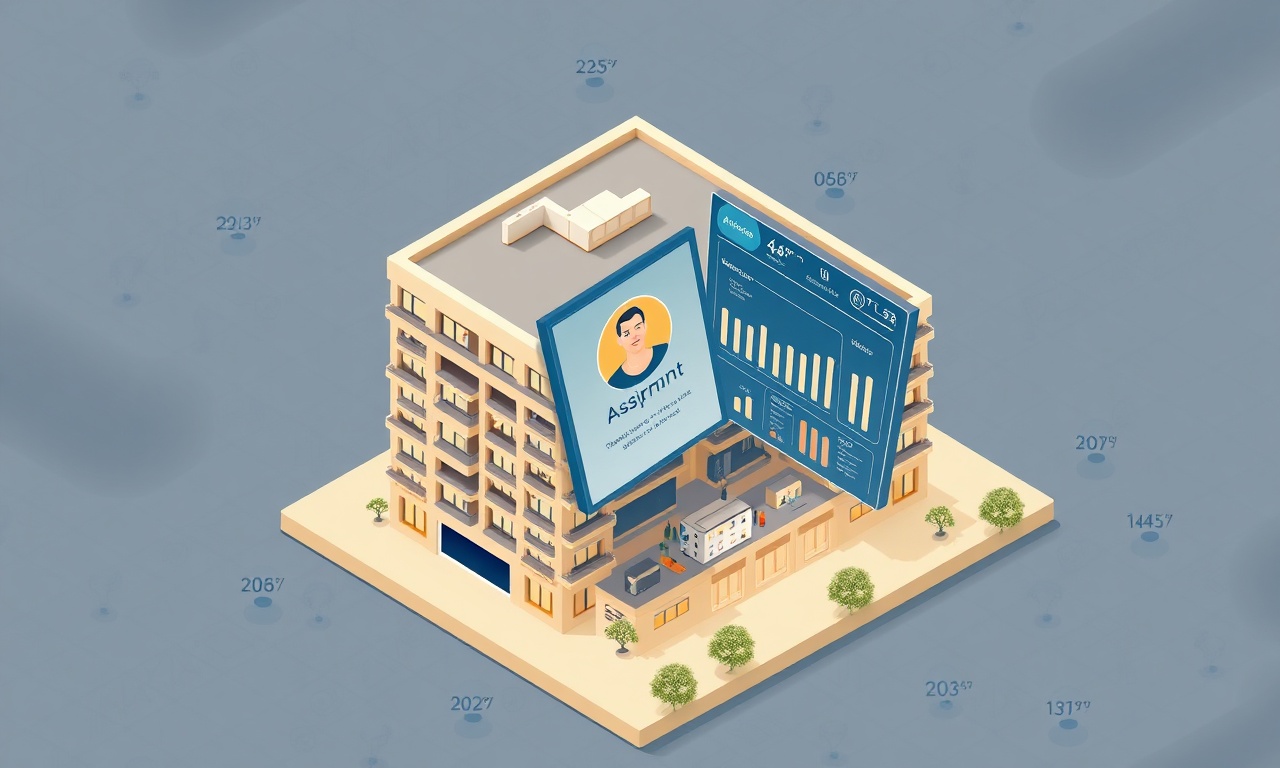 SiteYönetim yapay zeka destekli platform arayüzünü gösteren izometrik illüstrasyon