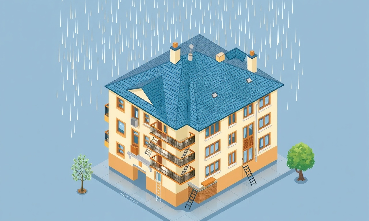 Sinop Karadeniz iklimi ve nem yalıtımı bina bakım planı illüstrasyonu