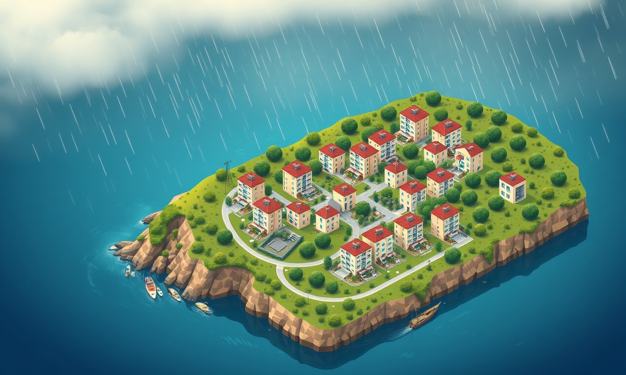 Sarayduzuu Sinop konut silueti — Karadeniz iklimiyle çevrili apartman ve site yapıları