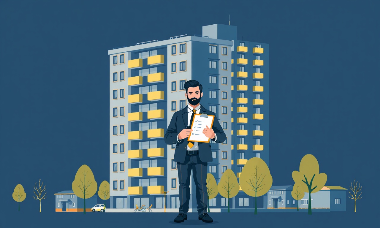 Akincilar'da apartman yöneticisinin ilk gününü simgeleyen illüstrasyon
