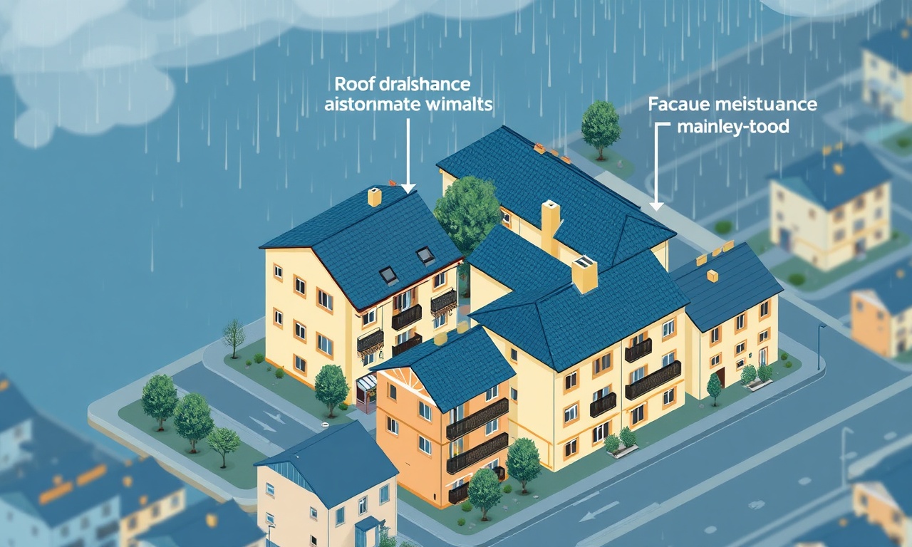 Artova Tokat nemli iklim ve yağışlı hava koşulları apartman bakım planı, çatı ve cephe yönetimi