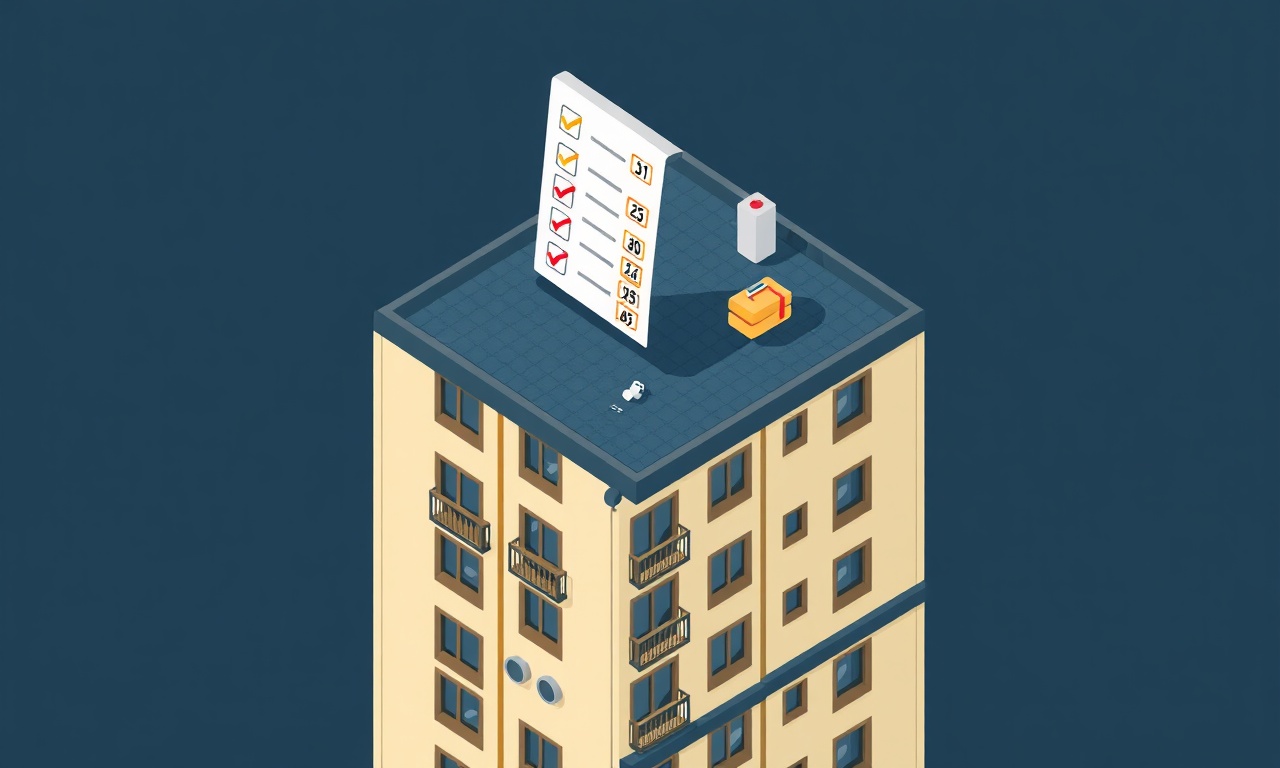 Yeni apartman yöneticisi hataları uyarı listesi izometrik illüstrasyon Caldiran