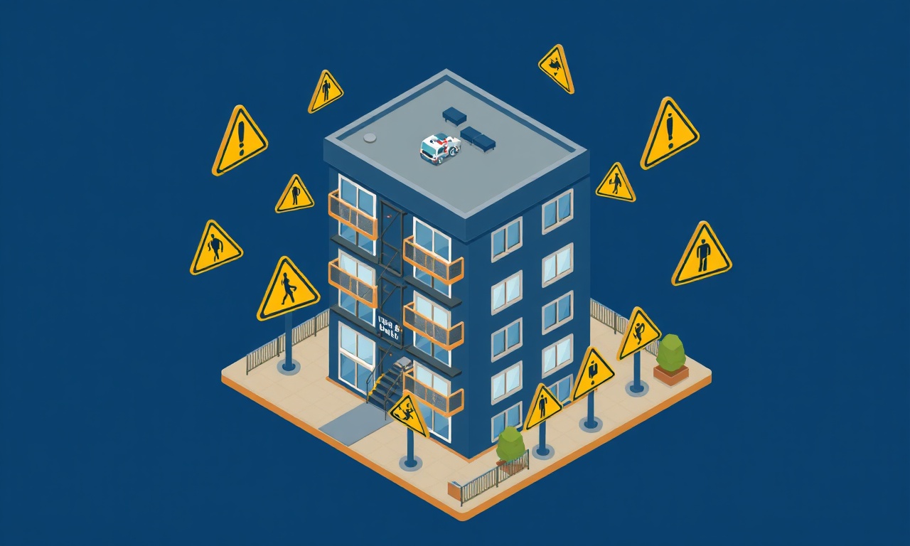 Yeni apartman yöneticilerinin yaptığı 7 yaygın hata — izometrik illüstrasyon