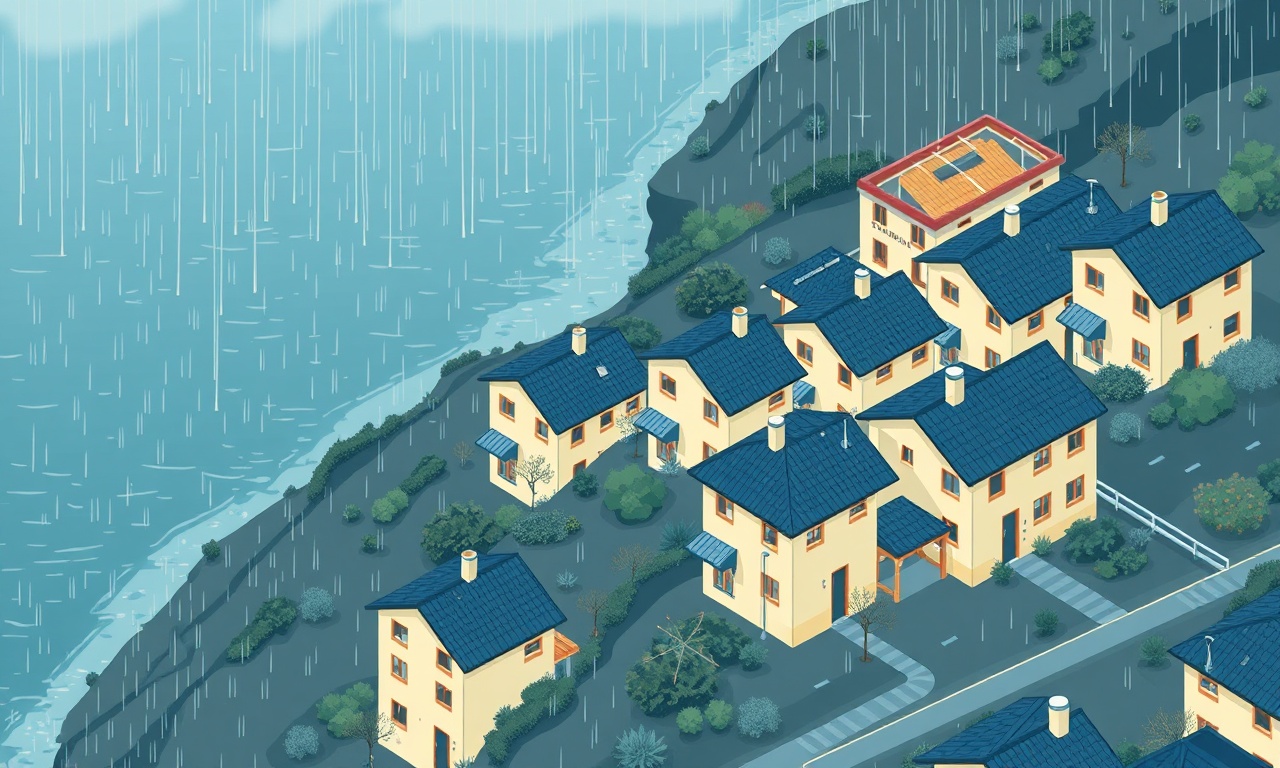 Karadeniz yağışlı iklimde apartman çatı bakımı ve su tahliyesi yönetim planı görseli